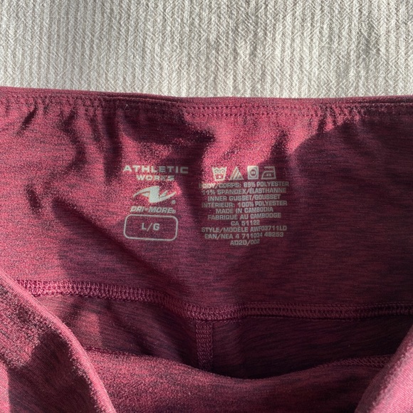 Deep Plum Crop Leggings - Picture 3 of 5